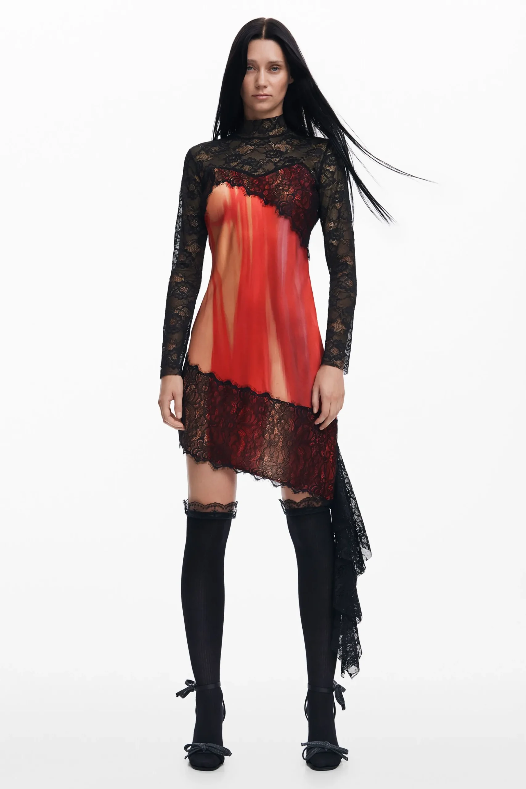 María Escoté combined dress
