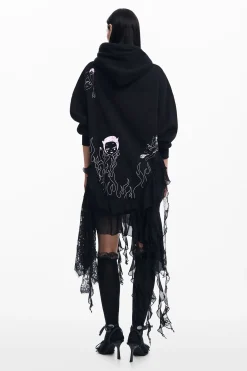 María Escoté hooded dress