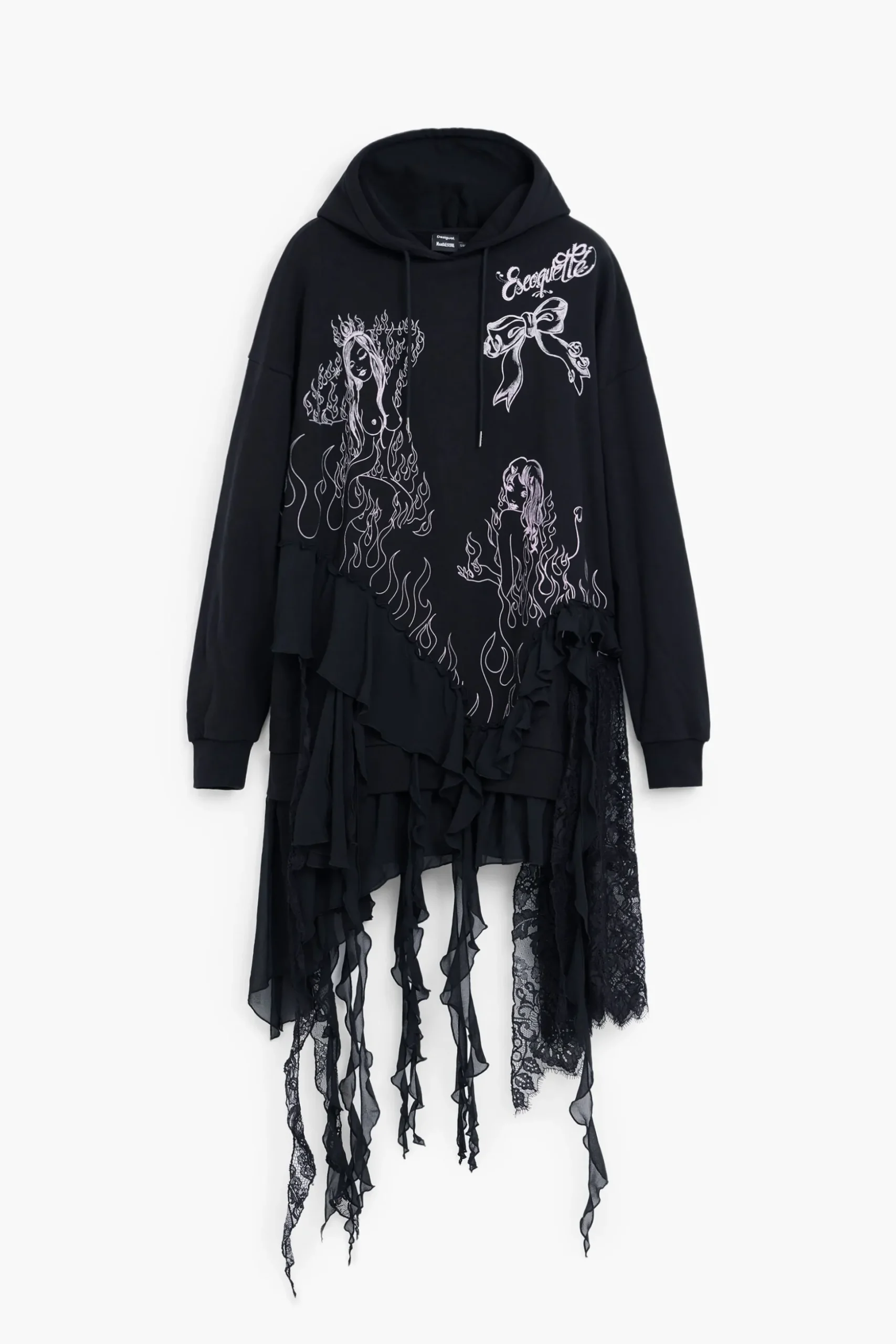 María Escoté hooded dress