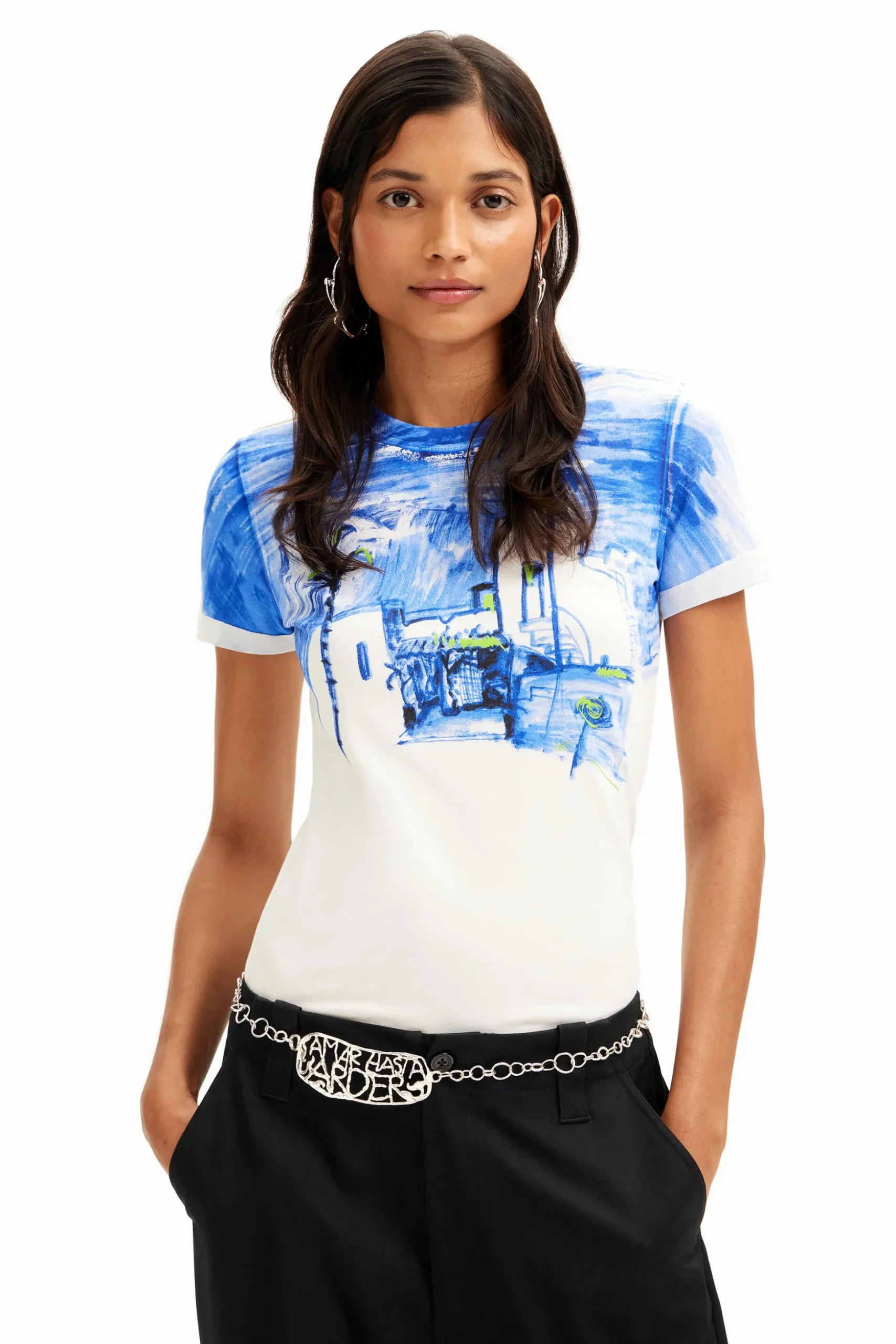 Mediterranean landscape T-shirt