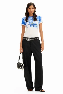 Mediterranean landscape T-shirt