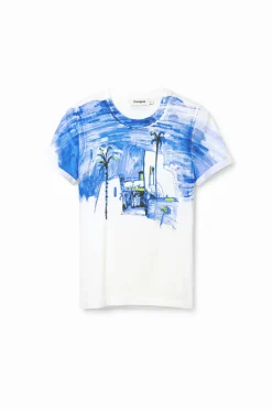 Mediterranean landscape T-shirt