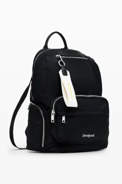 Medium backpack with multiple pockets