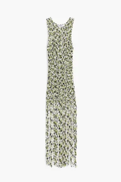 Mesh dress with net effect