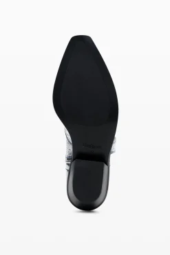 Metallic cowboy boot