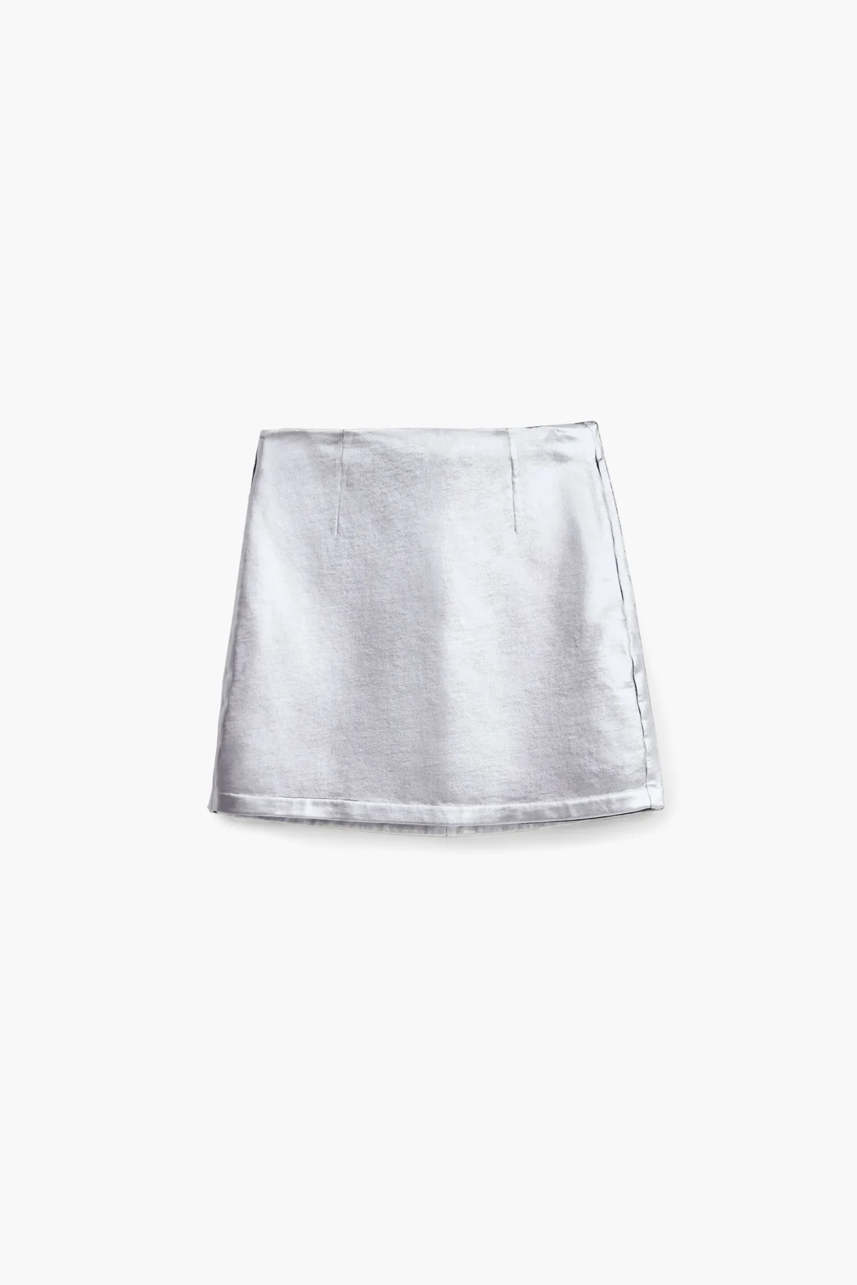 Metallic miniskirt