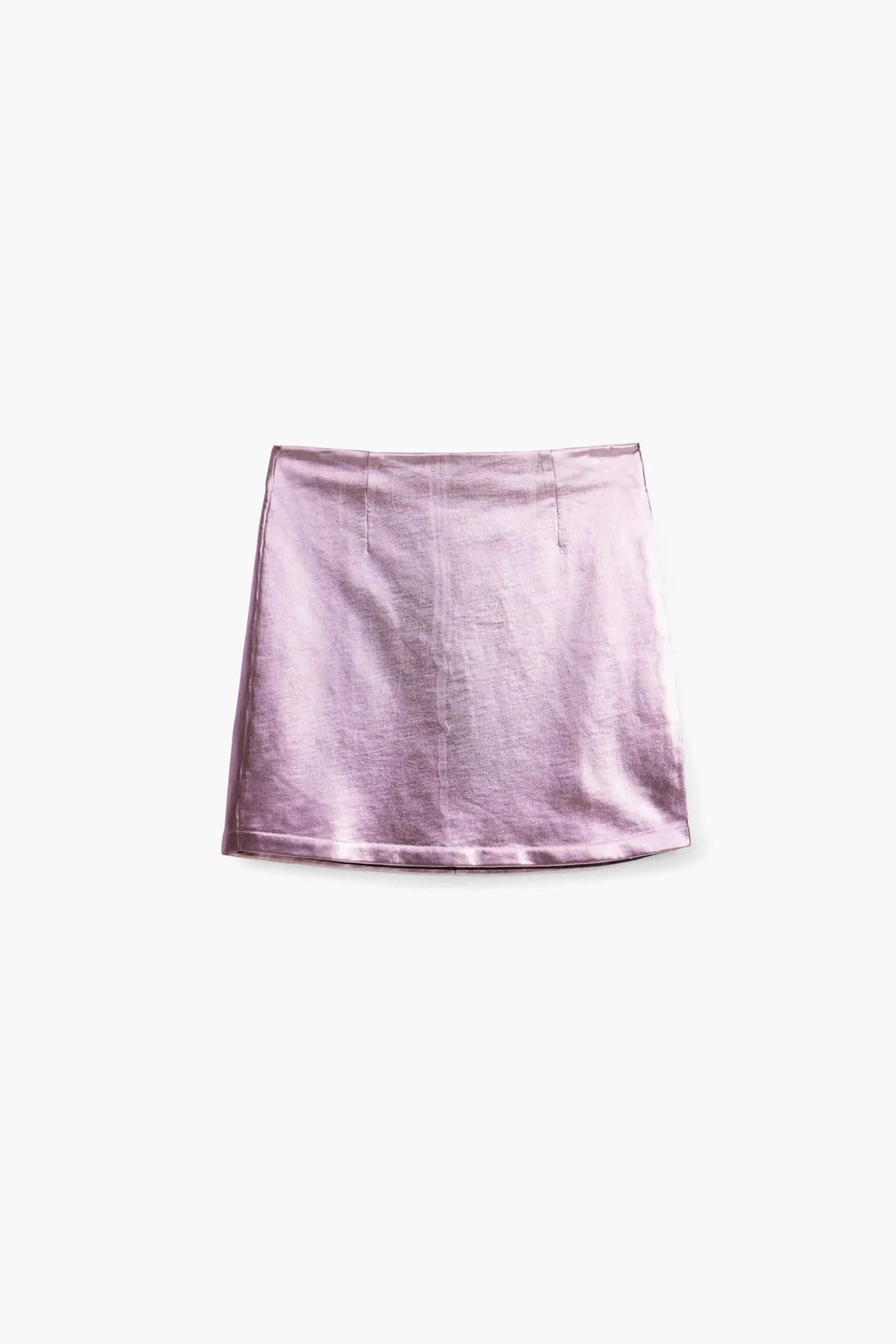 Metallic miniskirt