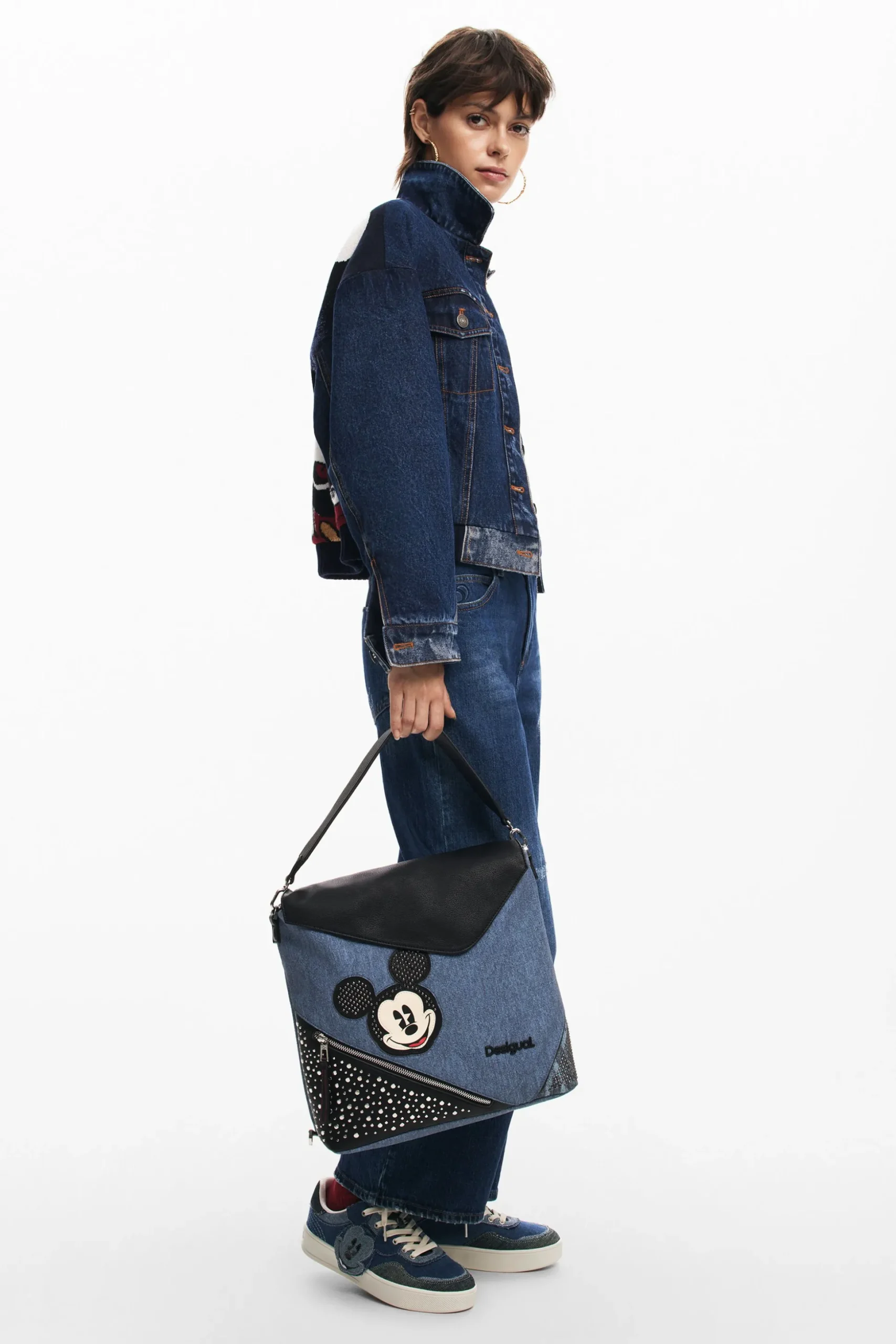 Mickey L denim backpack