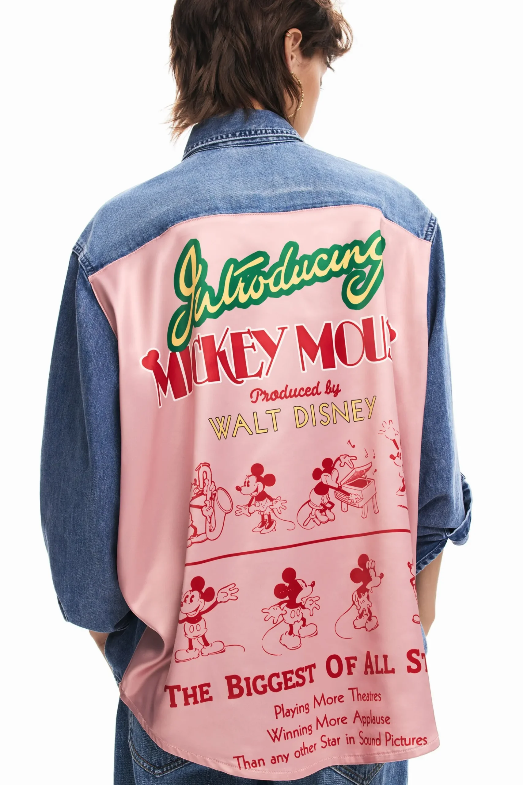 Mickey Mouse denim shirt