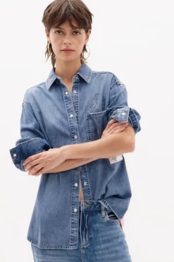 Mickey Mouse denim shirt
