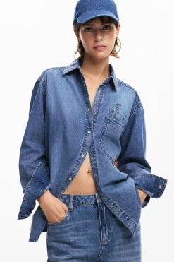 Mickey Mouse denim shirt