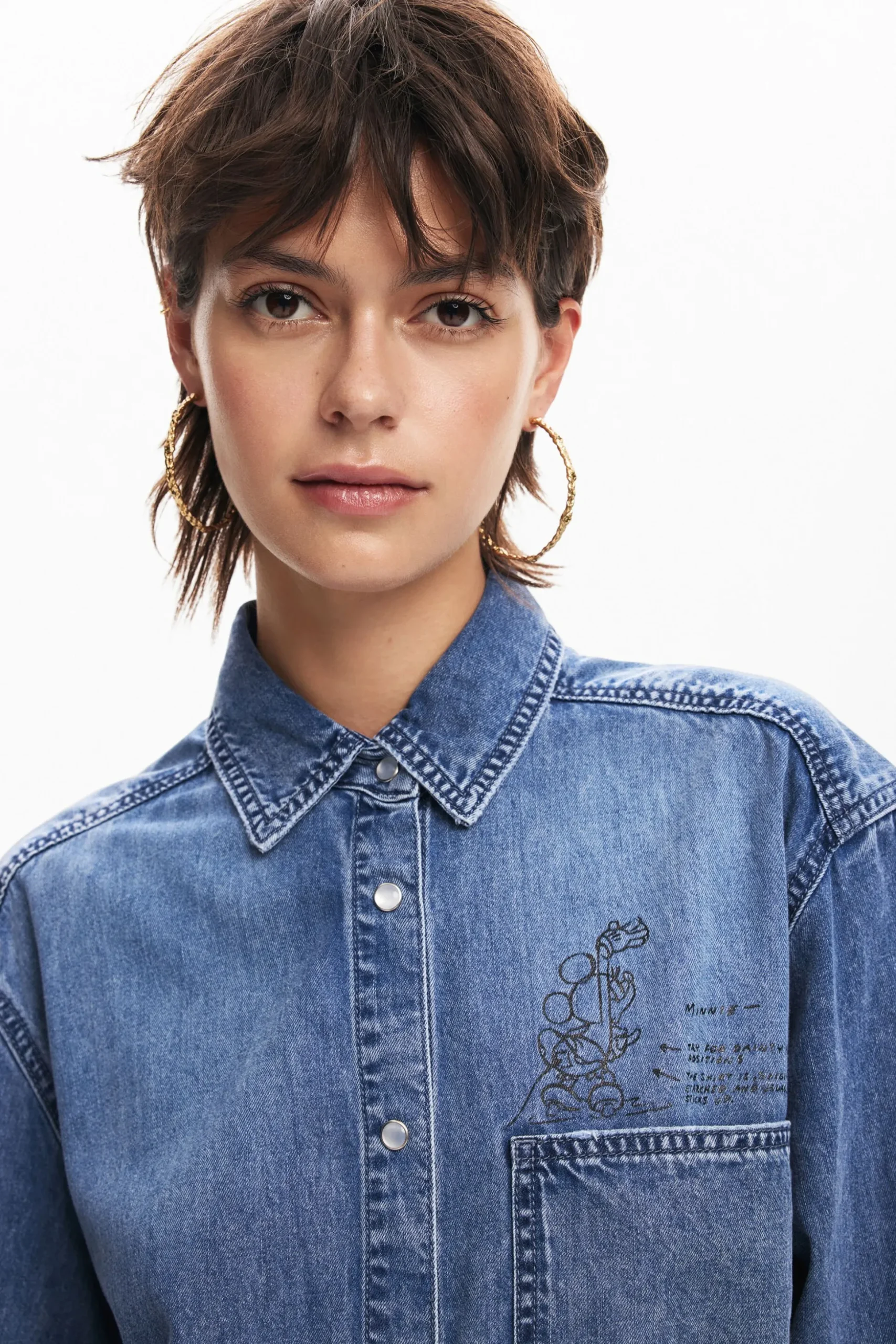 Mickey Mouse denim shirt