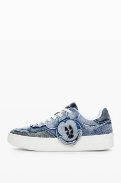 Mickey Mouse denim sneakers