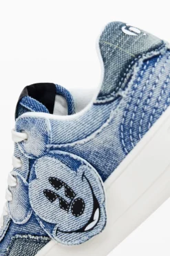 Mickey Mouse denim sneakers