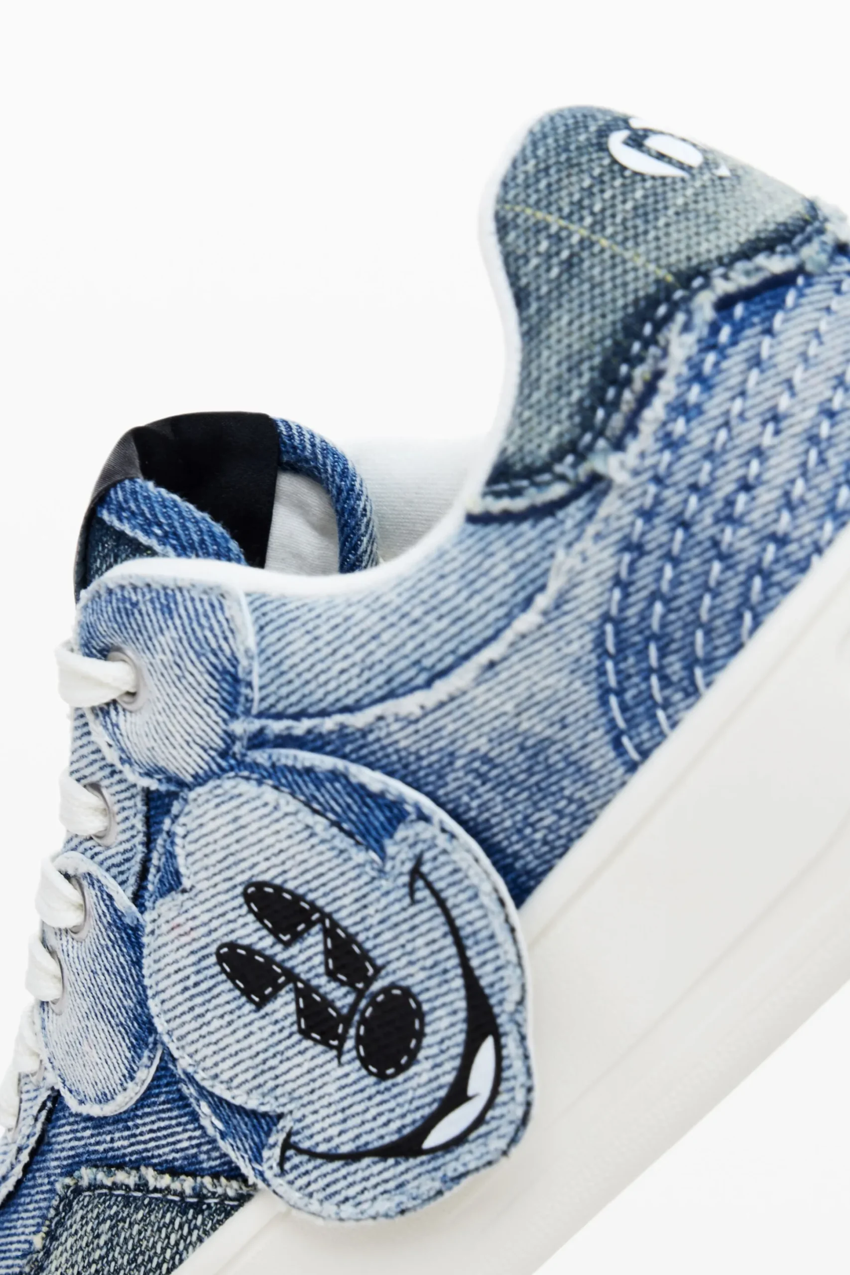 Mickey Mouse denim sneakers