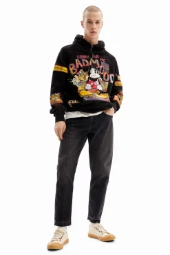 Mickey Mouse patchwork sweatshirt