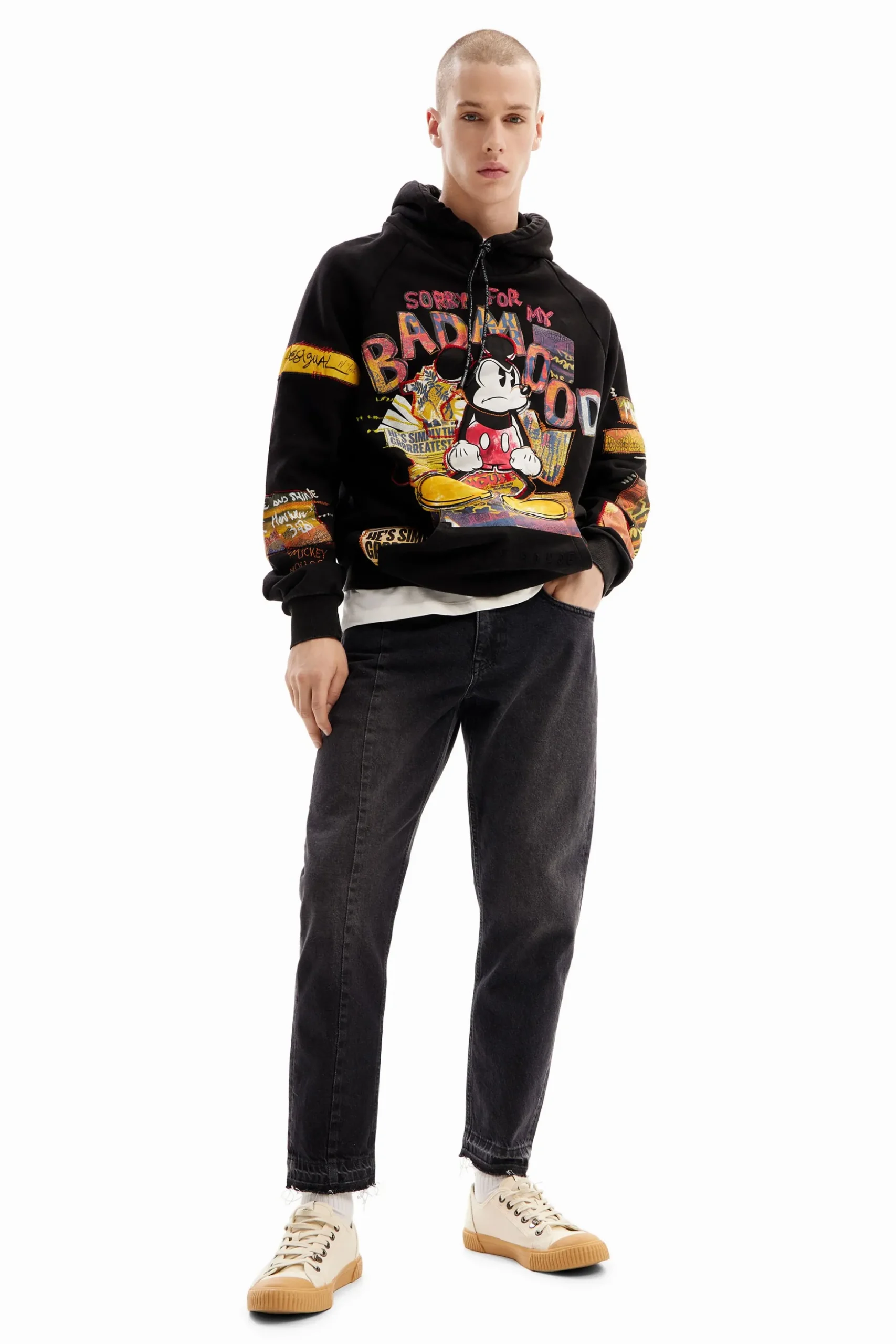 Mickey Mouse patchwork sweatshirt