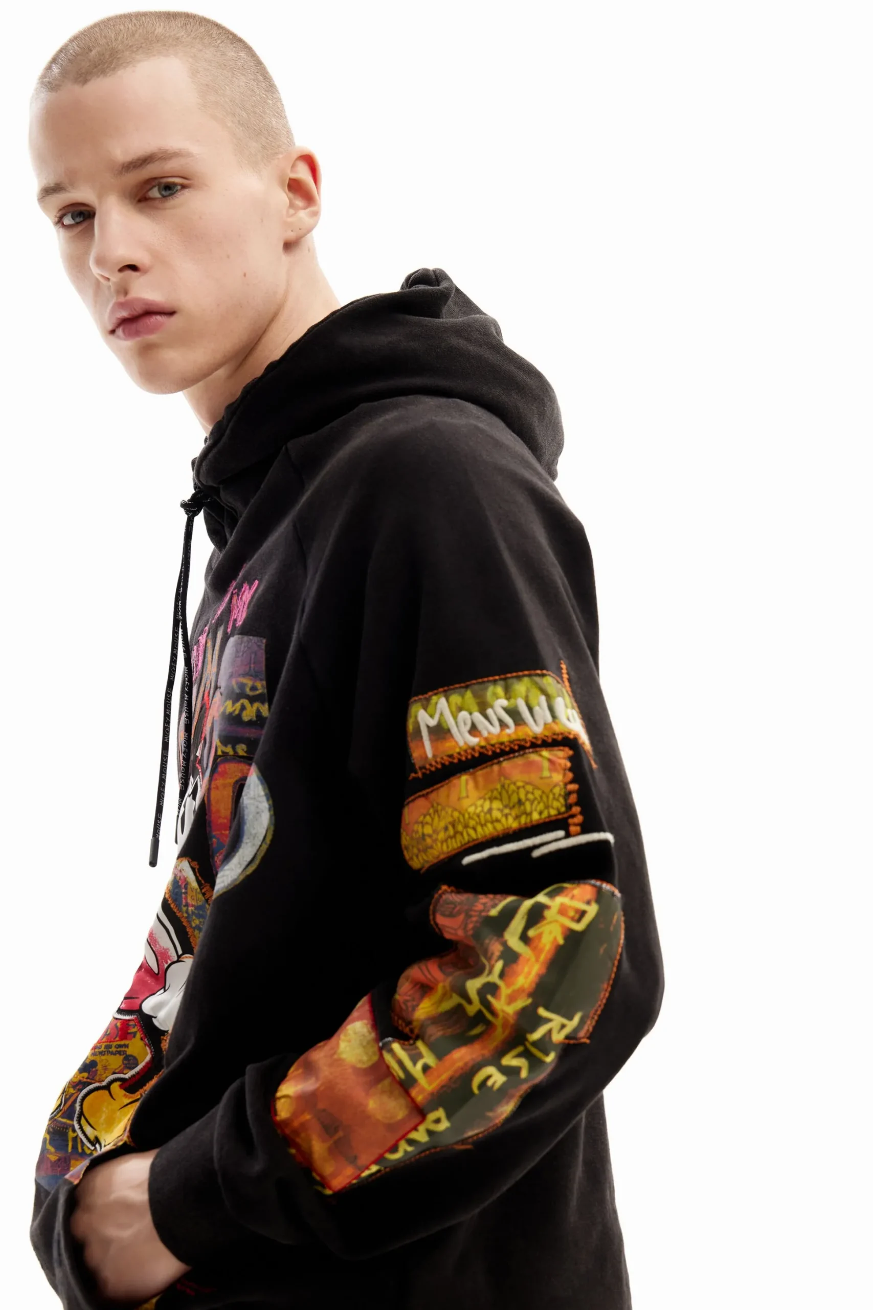 Mickey Mouse patchwork sweatshirt