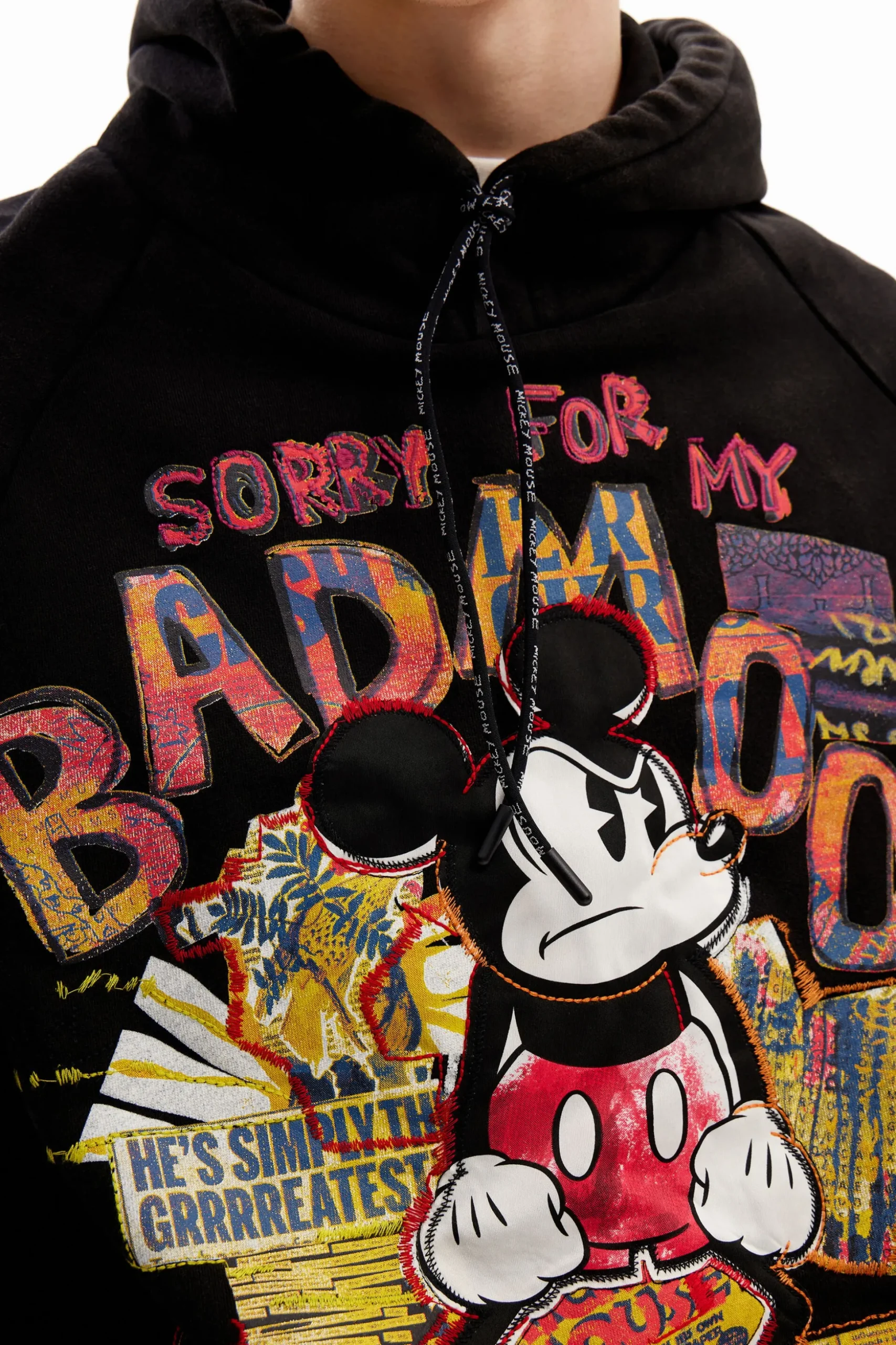 Mickey Mouse patchwork sweatshirt