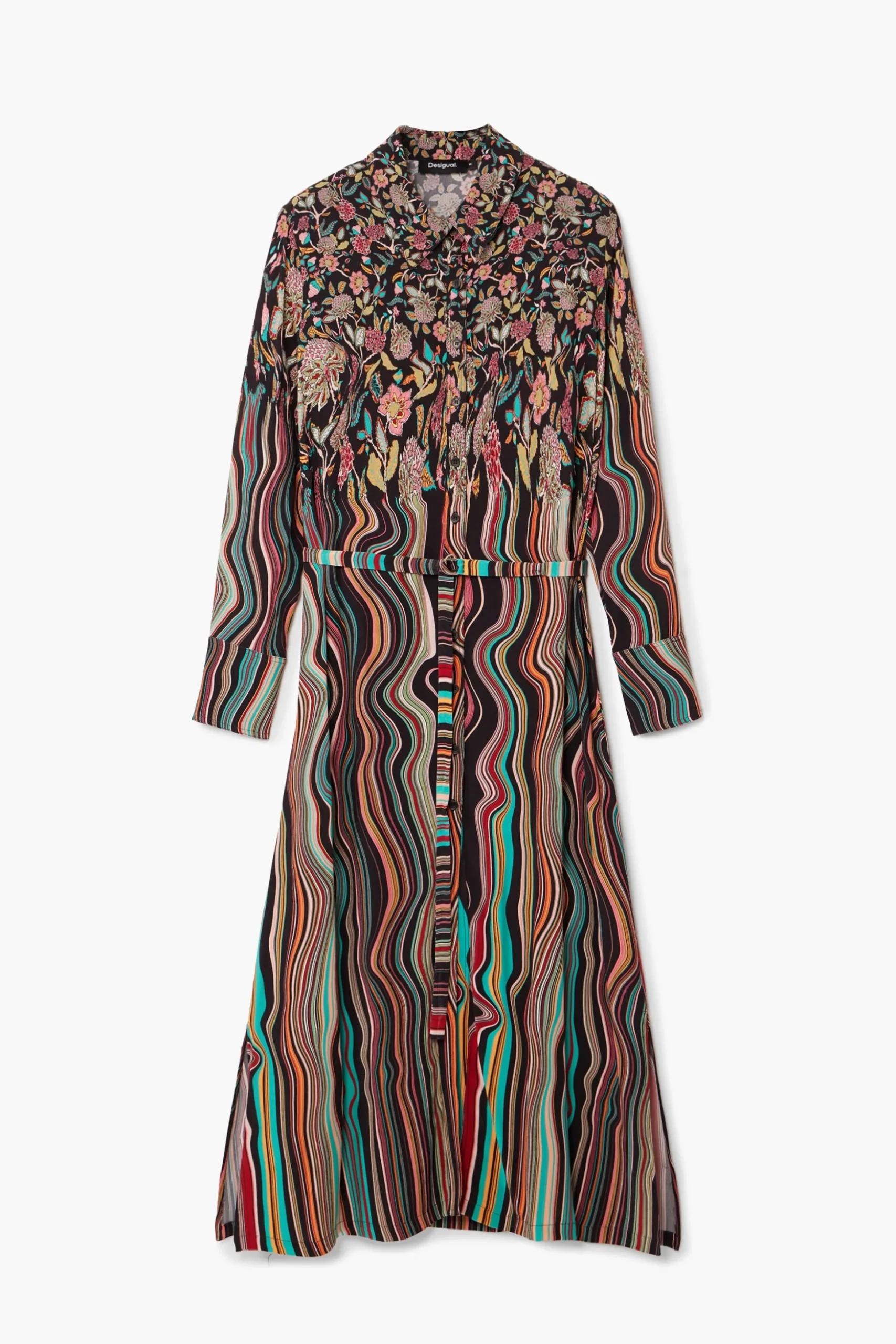 Midi shirt dress