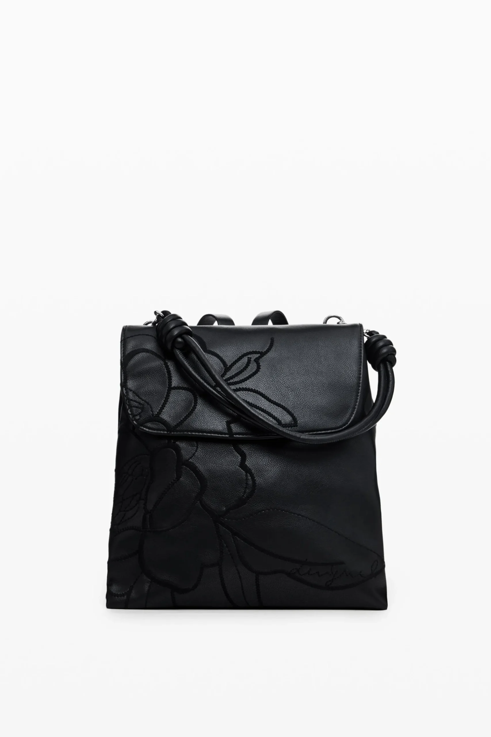 Mini botanical multi-position backpack