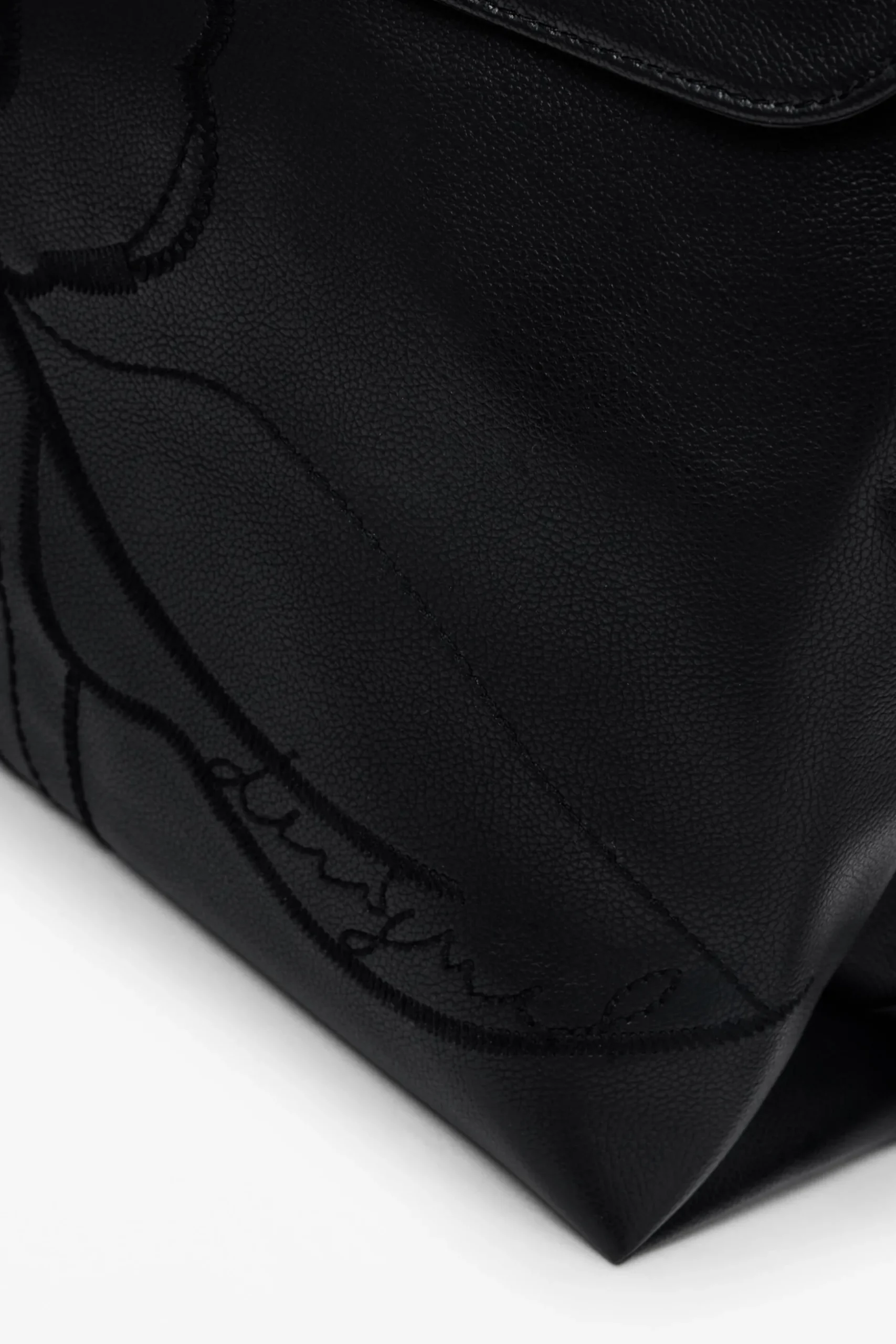 Mini botanical multi-position backpack