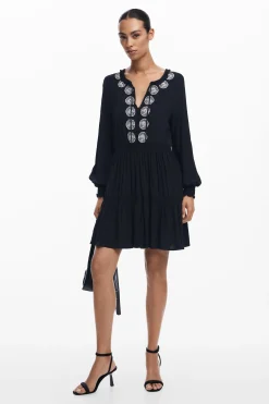 Mini dress with details