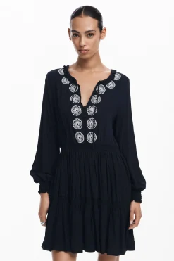 Mini dress with details