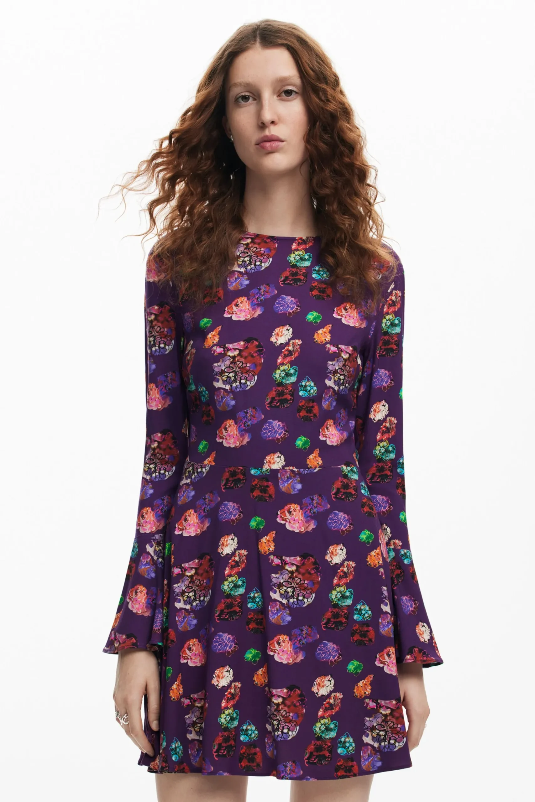 Mini floral dress M. Christian Lacroix