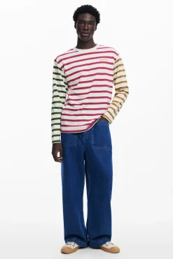 Multicolor striped T-shirt