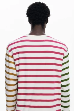 Multicolor striped T-shirt
