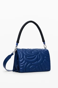 Multi-handle floral crossbody bag