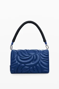 Multi-handle floral crossbody bag