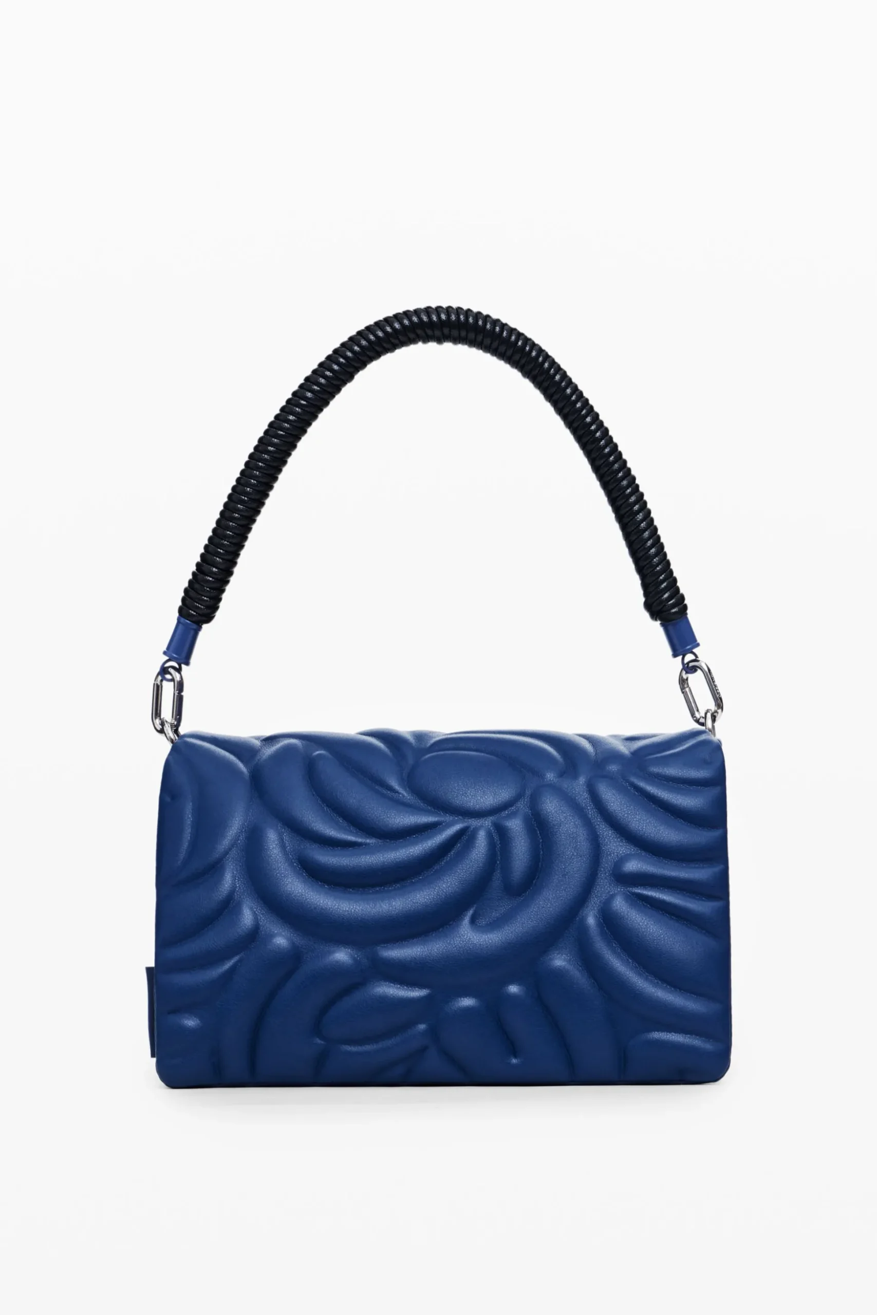 Multi-handle floral crossbody bag