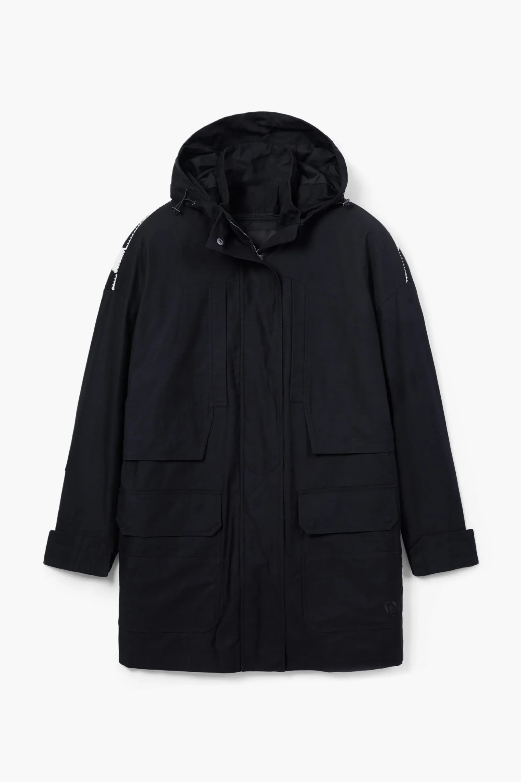 Multi-pocket lined parka