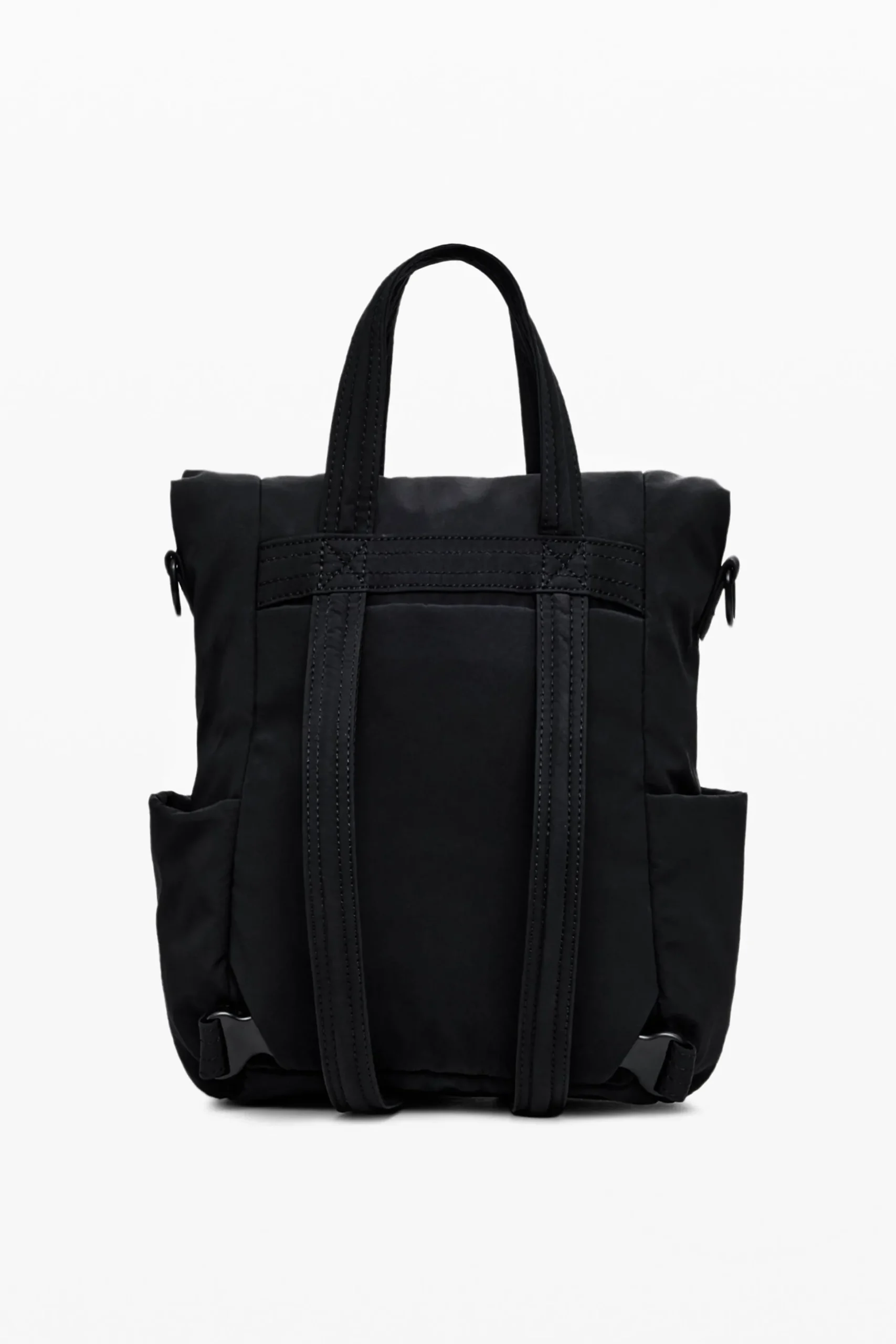 Multi-pocket nylon handbag
