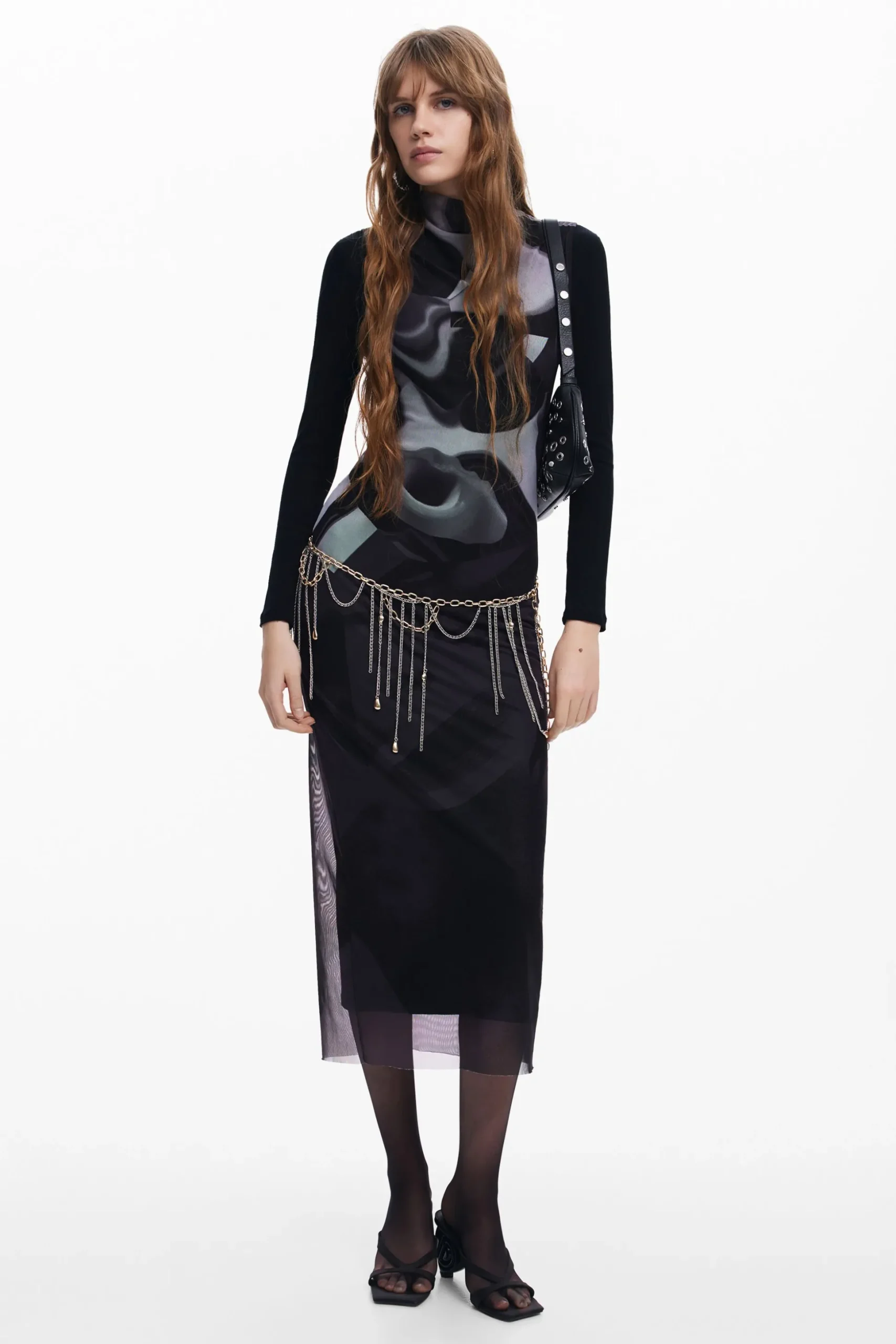 Multi-position midi dress