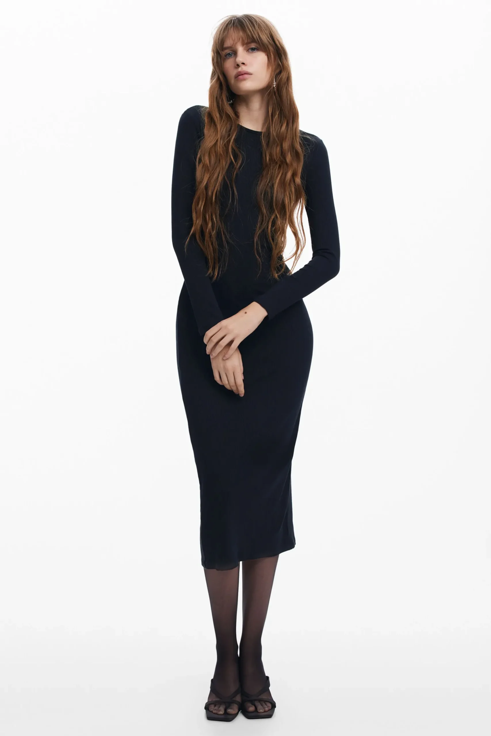 Multi-position midi dress