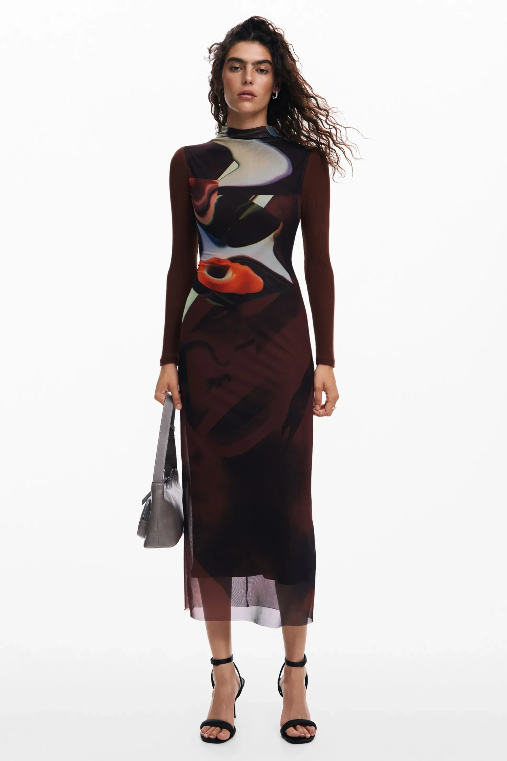 Multi-position midi dress