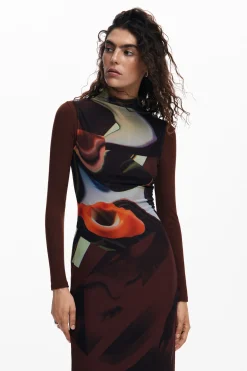 Multi-position midi dress