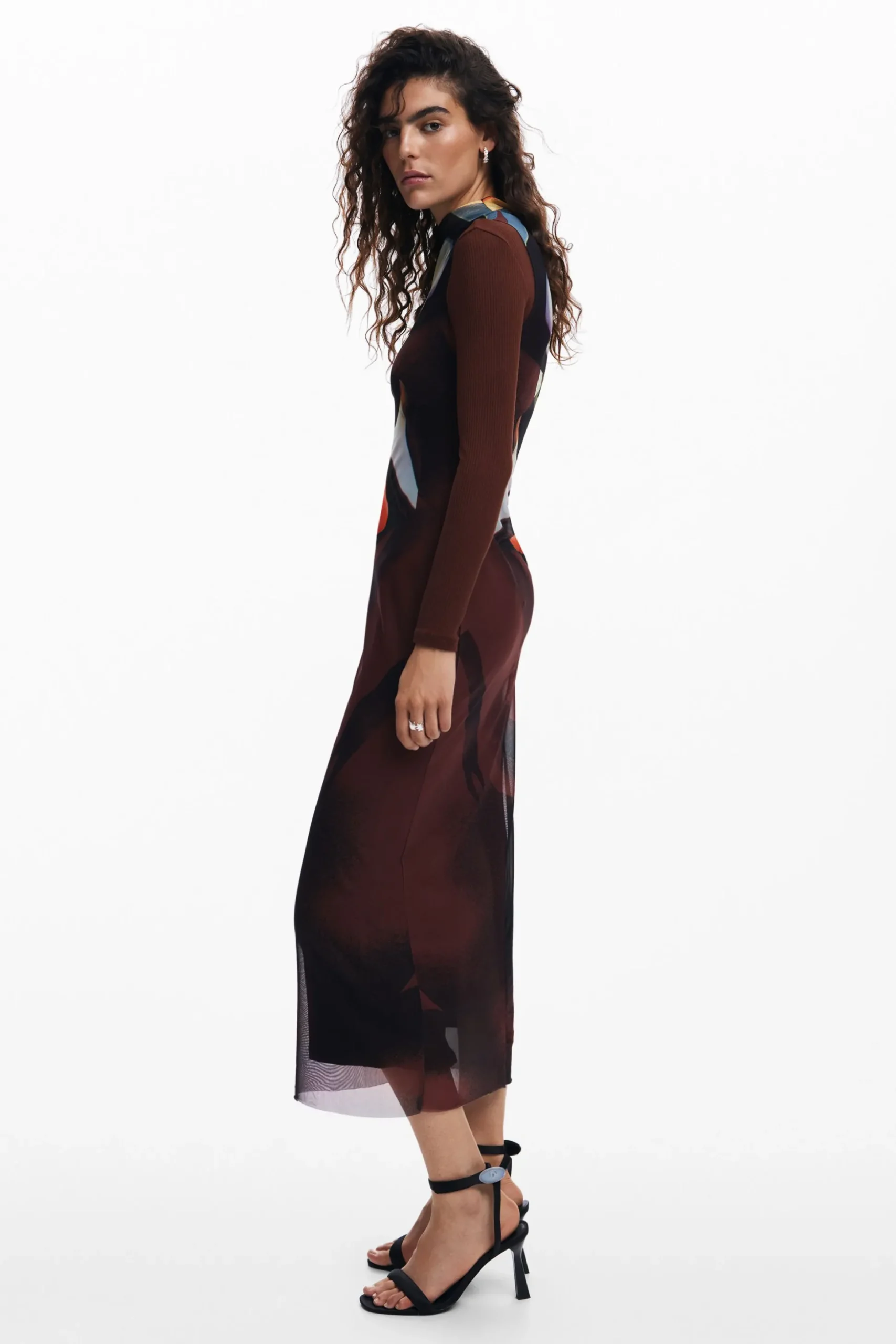 Multi-position midi dress