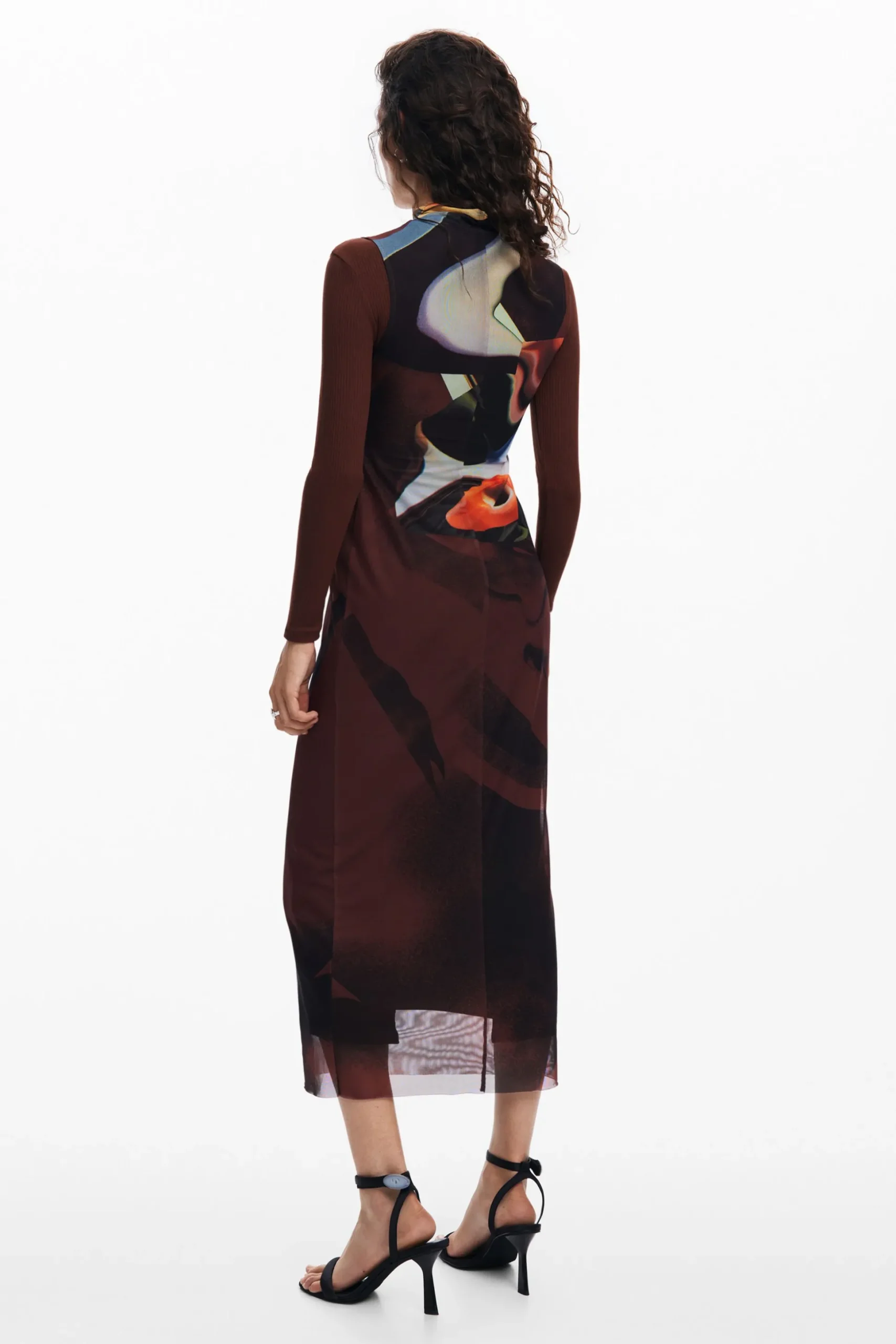 Multi-position midi dress