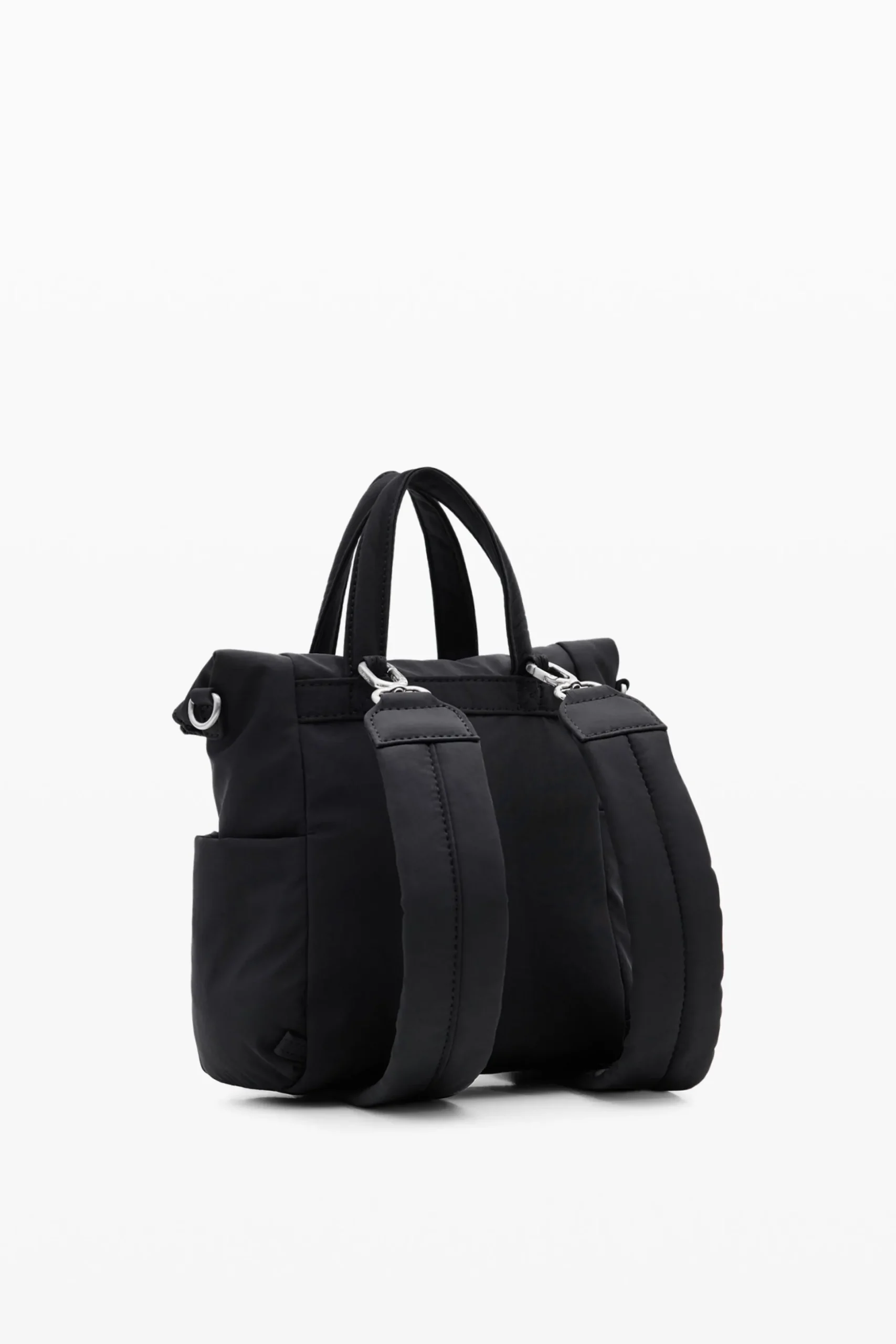 Multiposition nylon backpack