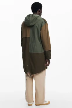 Multitone parka