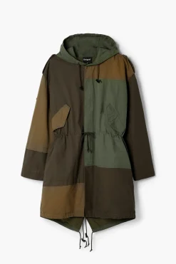 Multitone parka