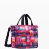 Nylon bag with Arty multi-position handles
