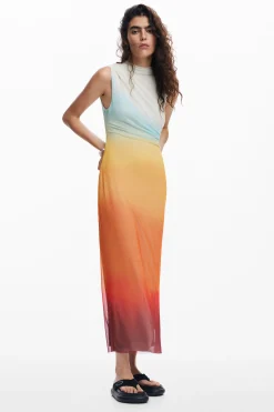 Ombre tulle dress