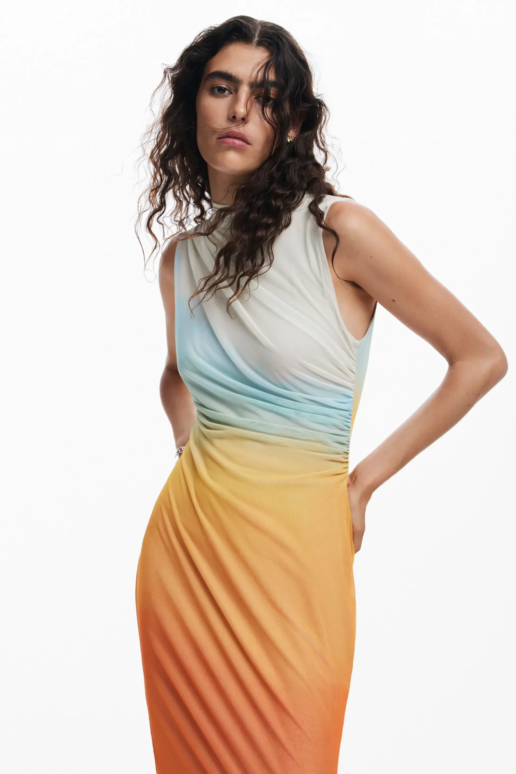 Ombre tulle dress