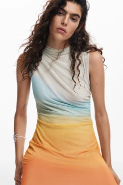 Ombre tulle dress