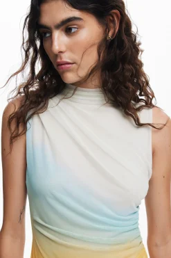 Ombre tulle dress